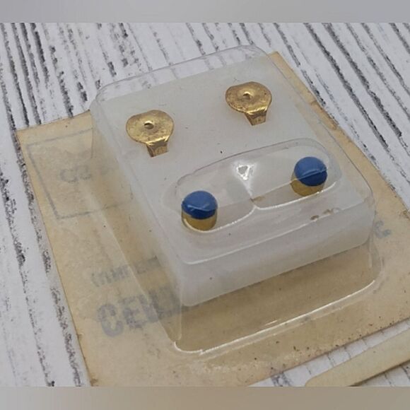 Gold Earrings Pierced Baby   3 sets New Vintage - Picture 4 of 6